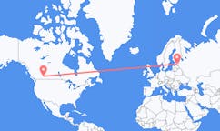 Flyrejser fra Calgary til Tartu
