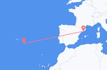Flyrejser fra Santa Maria, Portugal til Barcelona, Spanien