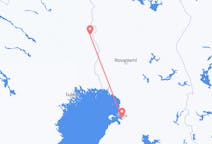 Flyg från Pajala till Uleåborg