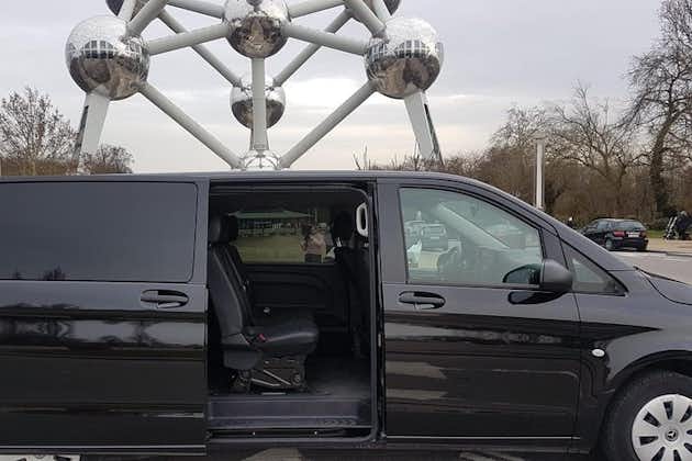 Minivan de luxe de l'aéroport de Charleroi à la ville de Bruges