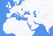 Flyrejser fra Abha, Saudi-Arabien til Cluj Napoca, Rumænien