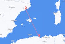 Flyg från Béjaïa, Algeriet till Barcelona, Spanien
