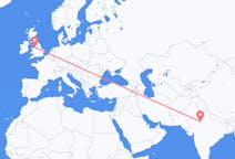 Flights from Jaipur, India to Liverpool, England