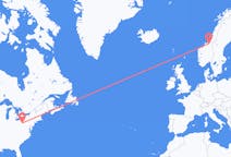 Flights from Pittsburgh, the United States to Trondheim, Norway