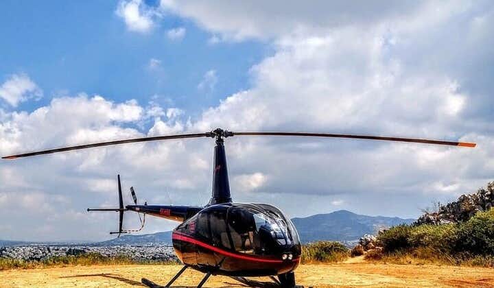 Private Helicopter Transfer from Santorini to Athens