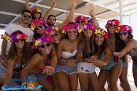 Særlig katamarantur for festlige grupper langs Costa Brava