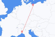 Flights from Szczecin to Genoa