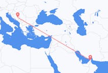 出发地 阿拉伯联合酋长国哈伊马角目的地 波斯尼亚和黑塞哥维那塞拉耶佛的航班