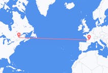 Vluchten van Quebec, Canada naar Brive-la-Gaillarde, Frankrijk