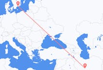 Flyrejser fra Isfahan til Karlskrona
