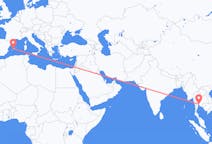 Flyreiser fra Bangkok, Thailand til Palma de Mallorca, Spania