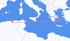 Flyrejser fra Sétif, Algeriet til Plaka, Grækenland