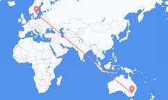澳大利亚出发地 沃加沃加飞往澳大利亚目的地 林雪平的航班