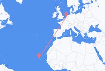 Flyg från São Vicente, Kap Verde till Rotterdam, Nederländerna