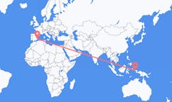 Flyreiser fra Sorong, Indonesia til Alicante, Spania