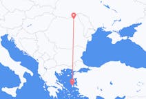 Flyg från Suceava, Rumänien till Chios, Grekland