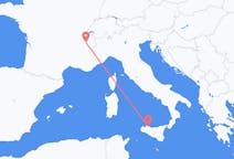 Flyreiser fra Chambery, Frankrike til Palermo, Italia