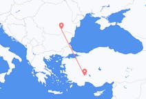 Fly fra Bukarest til Isparta