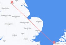 Flights from Ostend, Belgium to Leeds, the United Kingdom