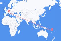 Flyreiser fra Valesdir, Vanuatu til Milano, Italia