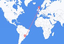 Flyg från Porto Alegre (kommun), Brasilien till Durham, England