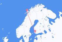 Fly fra Stokmarknes til Åbo
