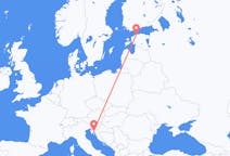 Flights from Tallinn in Estonia to Rijeka in Croatia