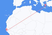 Flyrejser fra Ziguinchor, Senegal til Santorini, Grækenland