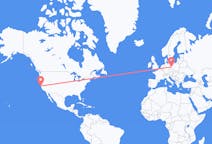 Flights from San Francisco, the United States to Zielona Góra, Poland
