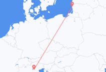 Flyreiser fra Palanga, Litauen til Verona, Italia