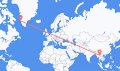 Flights from Chiang Rai Province, Thailand to Maniitsoq, Greenland