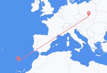 Flyreiser fra Kraków, Polen til Funchal, Portugal