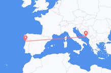 Flyg från Porto till Dubrovnik