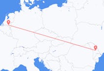 Vluchten van Chisinau, Moldavië naar Eindhoven, Nederland