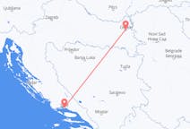 Vluchten van Split, Kroatië naar Osijek, Kroatië