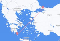 Vluchten van Istanboel naar Kythera