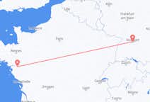 Flyreiser fra Nantes, Frankrike til Stuttgart, Tyskland