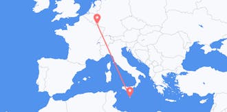 Flyg från Luxemburg till Malta