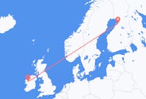 Vluchten van Klop, Ierland naar Oulu, Finland