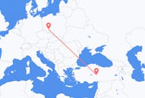 Flyreiser fra Wroclaw, Polen til Kayseri, Tyrkia