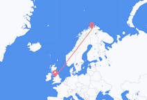 Flights from Lakselv, Norway to Liverpool, England