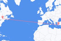 Flyrejser fra Montreal, Canada til Dalaman, Tyrkiet