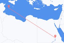 Fly fra Aswan til Lampedusa