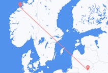 Flyrejser fra Kristiansund til Vilnius