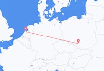 Flyg från amsterdam, Nederländerna till Katowice, Polen