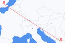 Flyg från London till Skopje