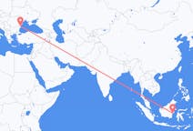 Flyrejser fra Balikpapan, Indonesien til Constanța, Rumænien