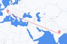 Flights from Raipur to Geneva