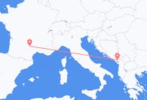 Flyrejser fra Podgorica, Montenegro til Rodez, Frankrig