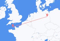 Flyreiser fra Saint Peter Port, Guernsey til Berlin, Tyskland
